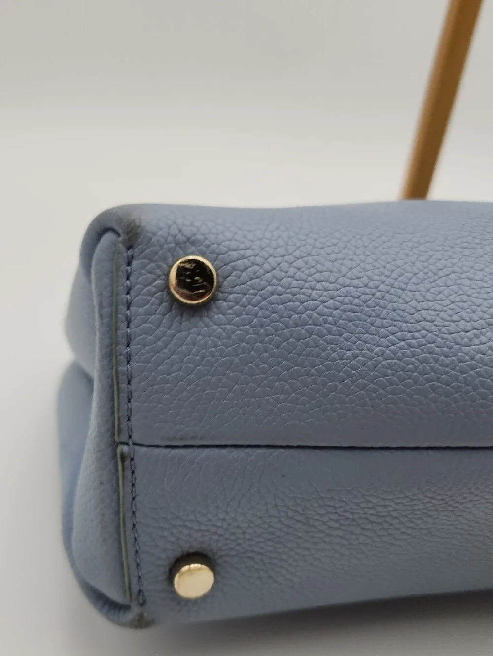 kate spade Powder Blue Pearl-Embellished Leather Satchel